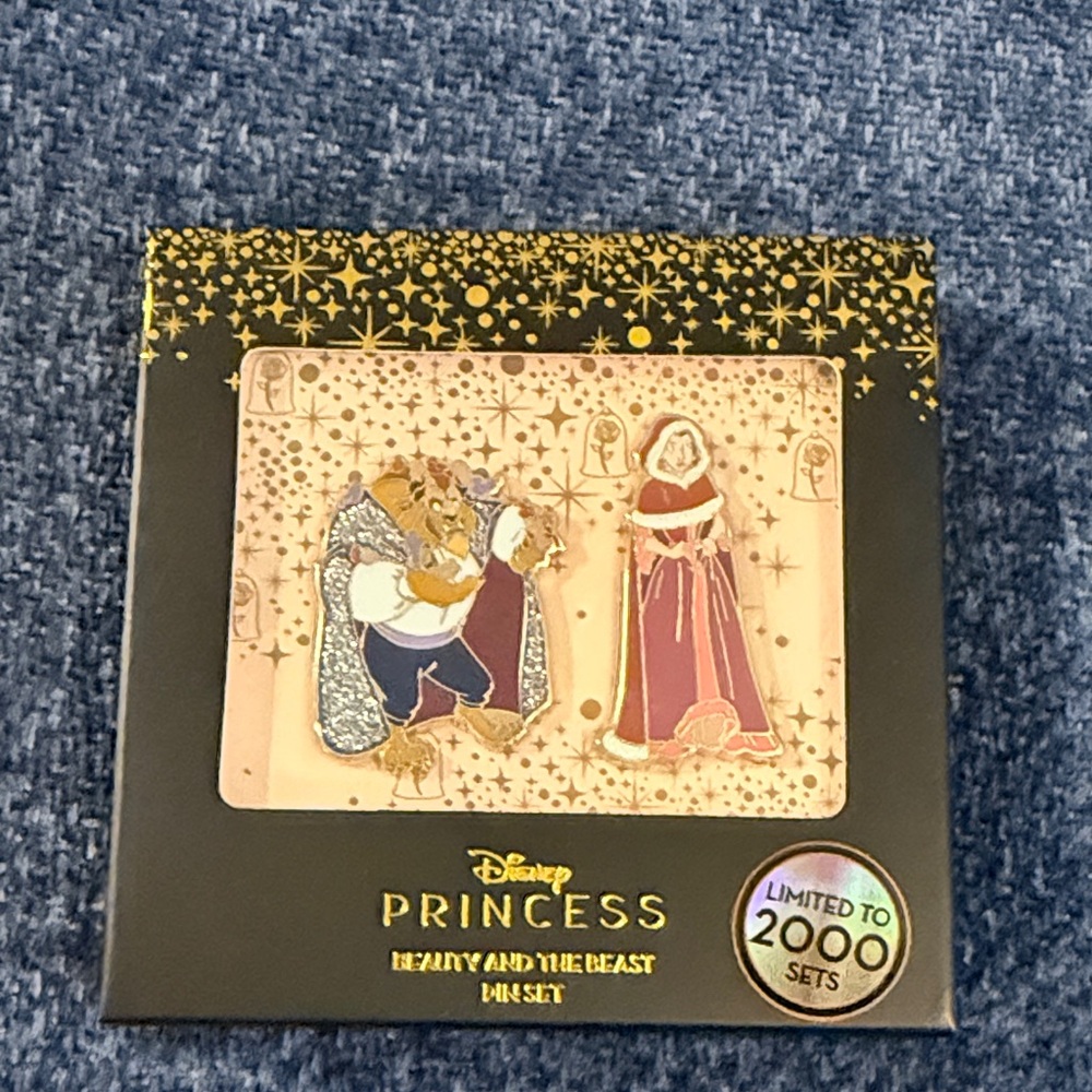 Disney Princess Beauty and the Beast Pin Set